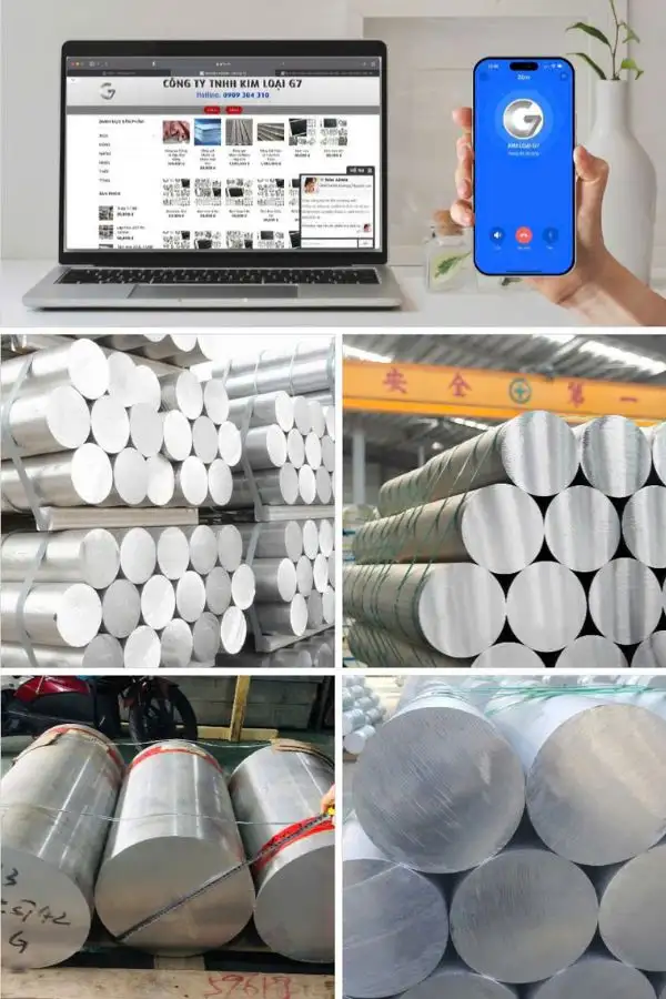 Cây Nhôm Tròn Đặc Phi (18 x 3000)mm