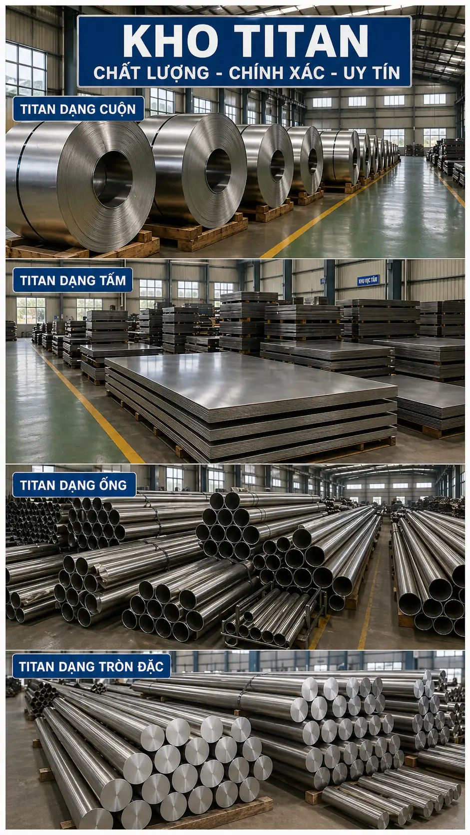 Titan Grade 7: Chống ăn mòn trong axit mạnh